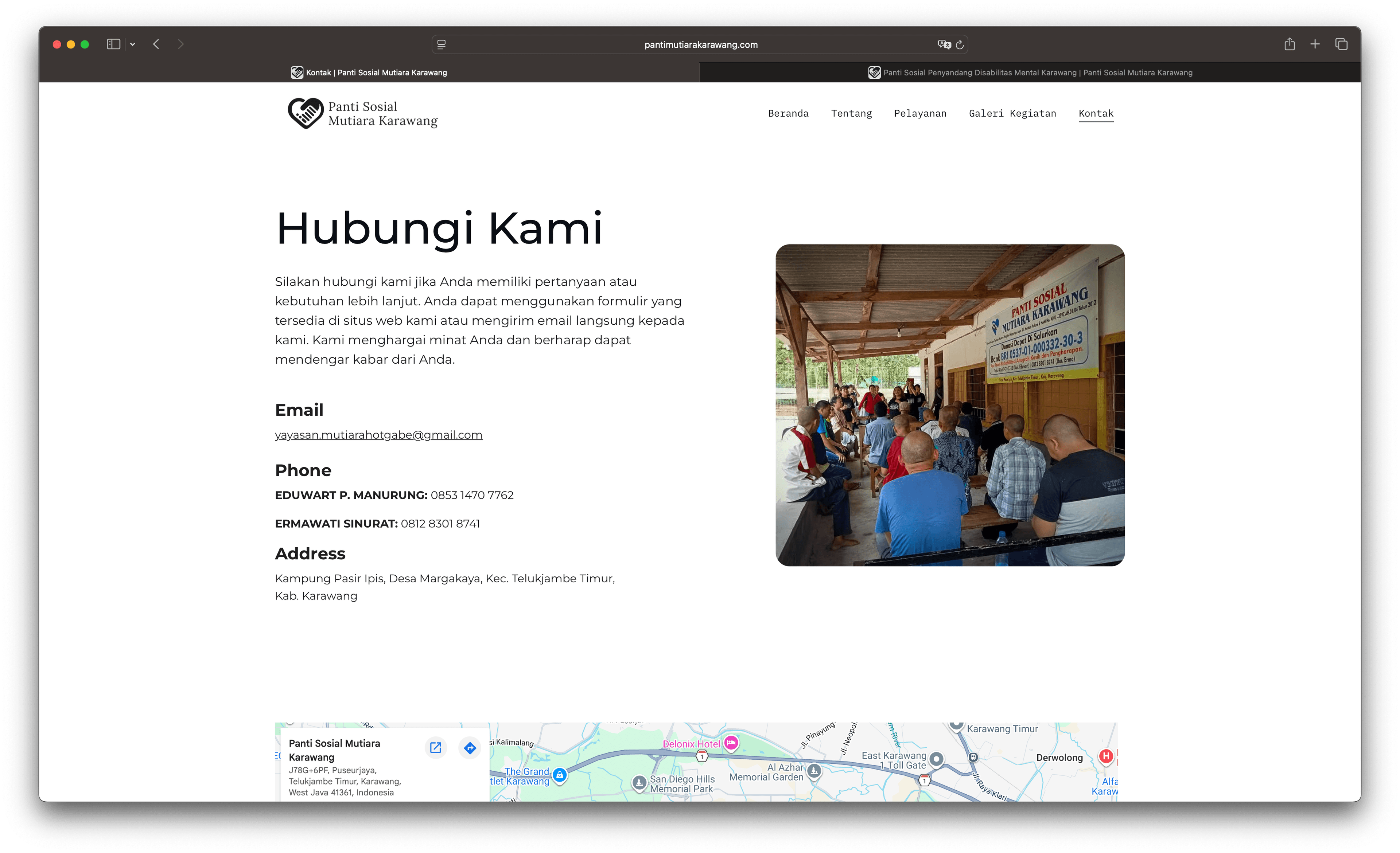 Kontak screenshot