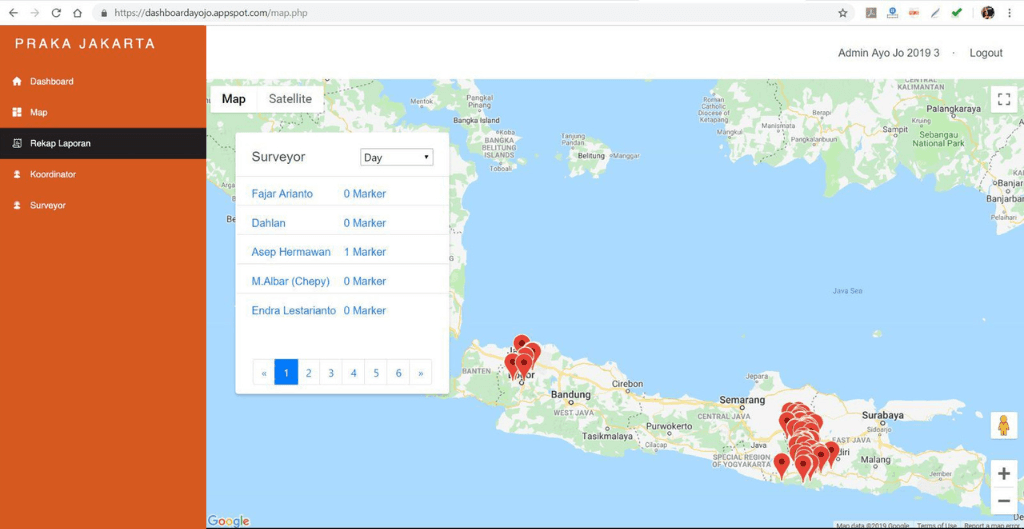Map Monitoring screenshot